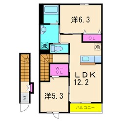 エクセルシオールの物件間取画像